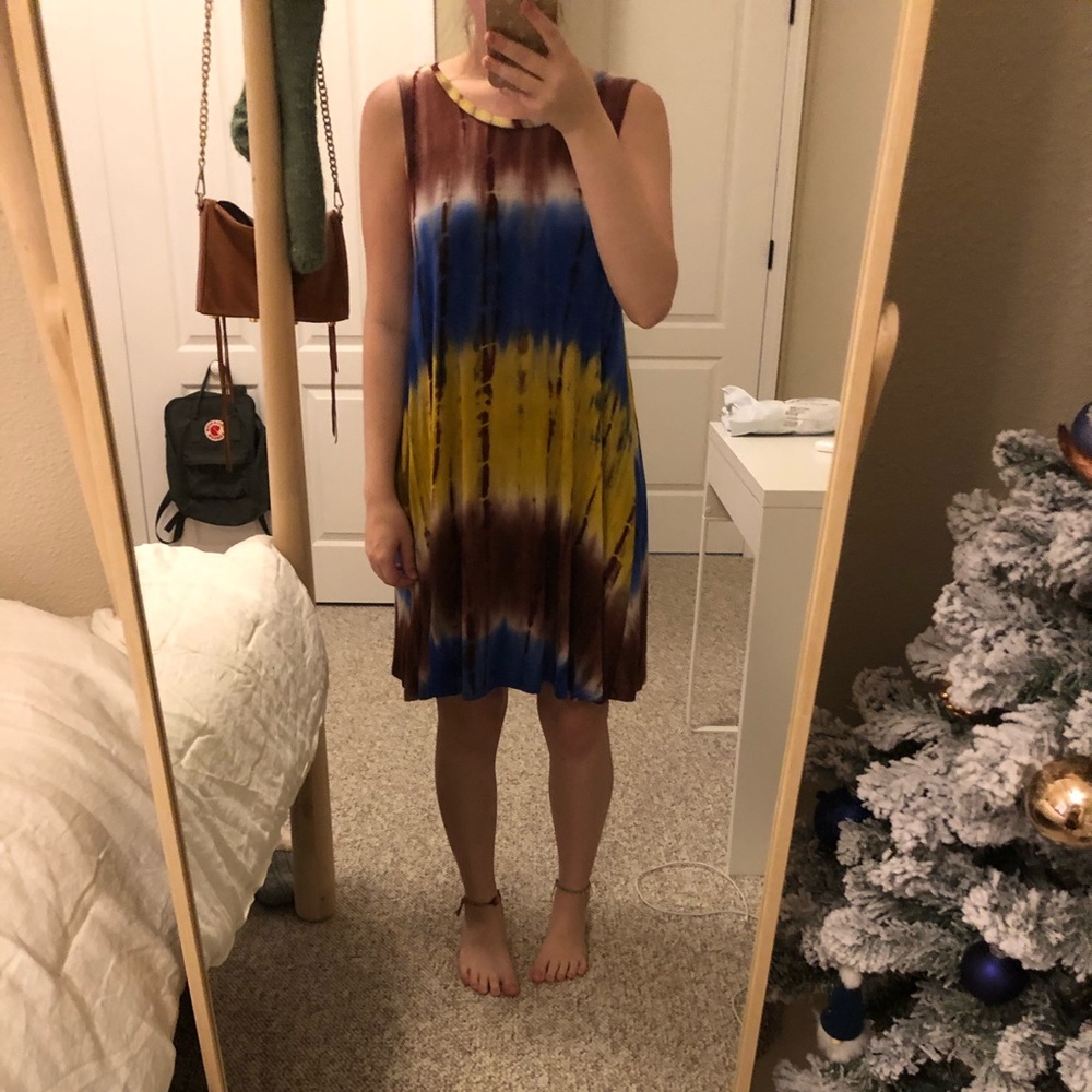 tie dye dress